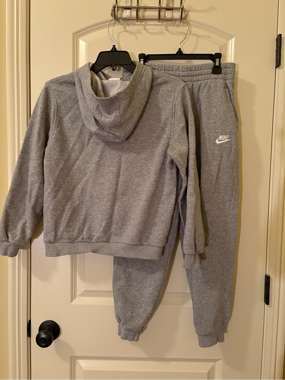 Nike Kids Gray Hoodie & Jogger Set - Heather Gray - Picture 2 of 4